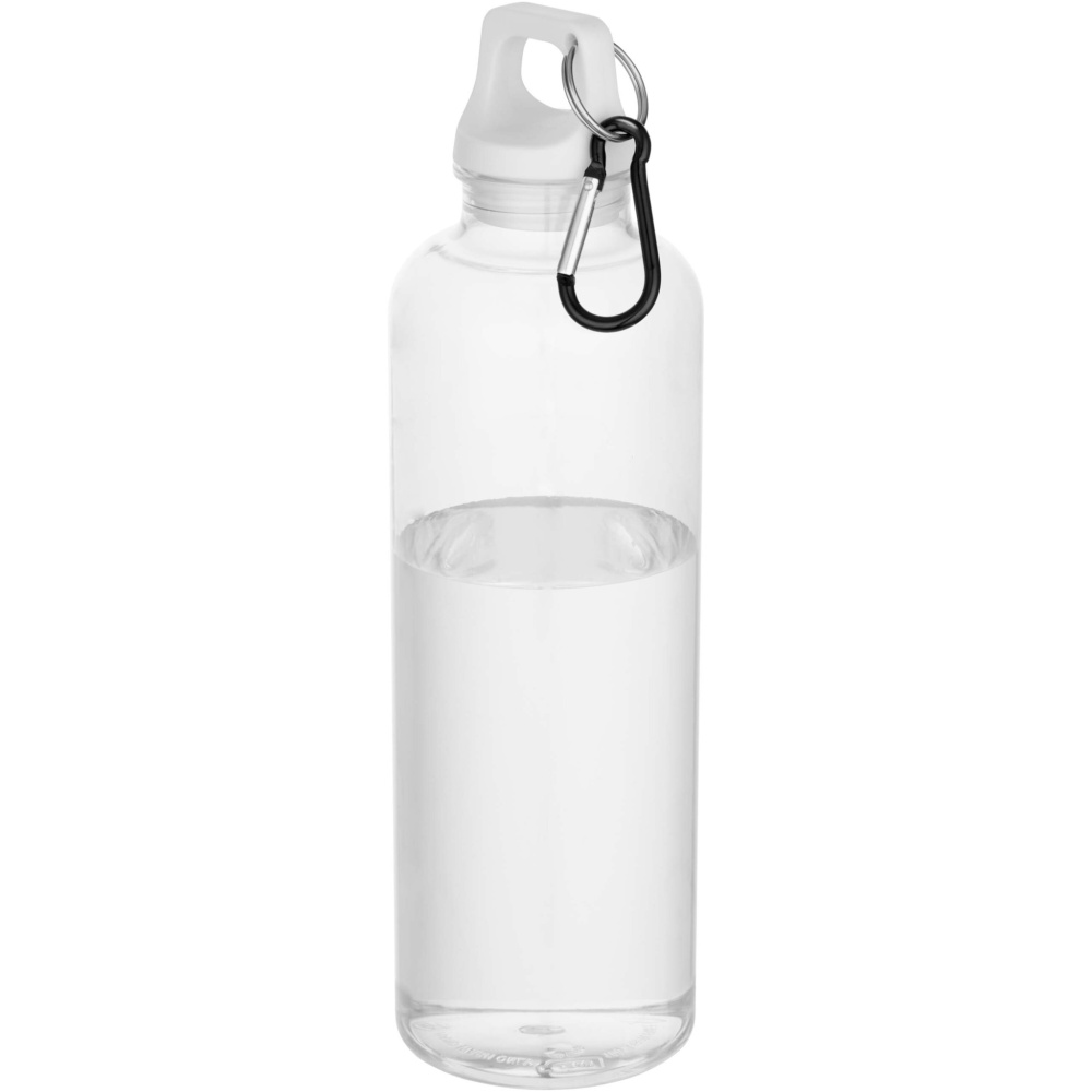 Logotrade corporate gift picture of: Oregon 750 ml RCS recycled plastic water bottle with carabiner