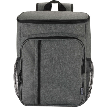 Logo trade promotional item photo of: Tundra GRS recycled picnic cooler backpack with cutlery set 20L