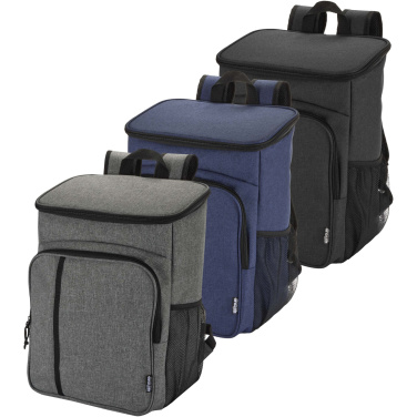 Logo trade promotional items image of: Tundra GRS recycled picnic cooler backpack with cutlery set 20L