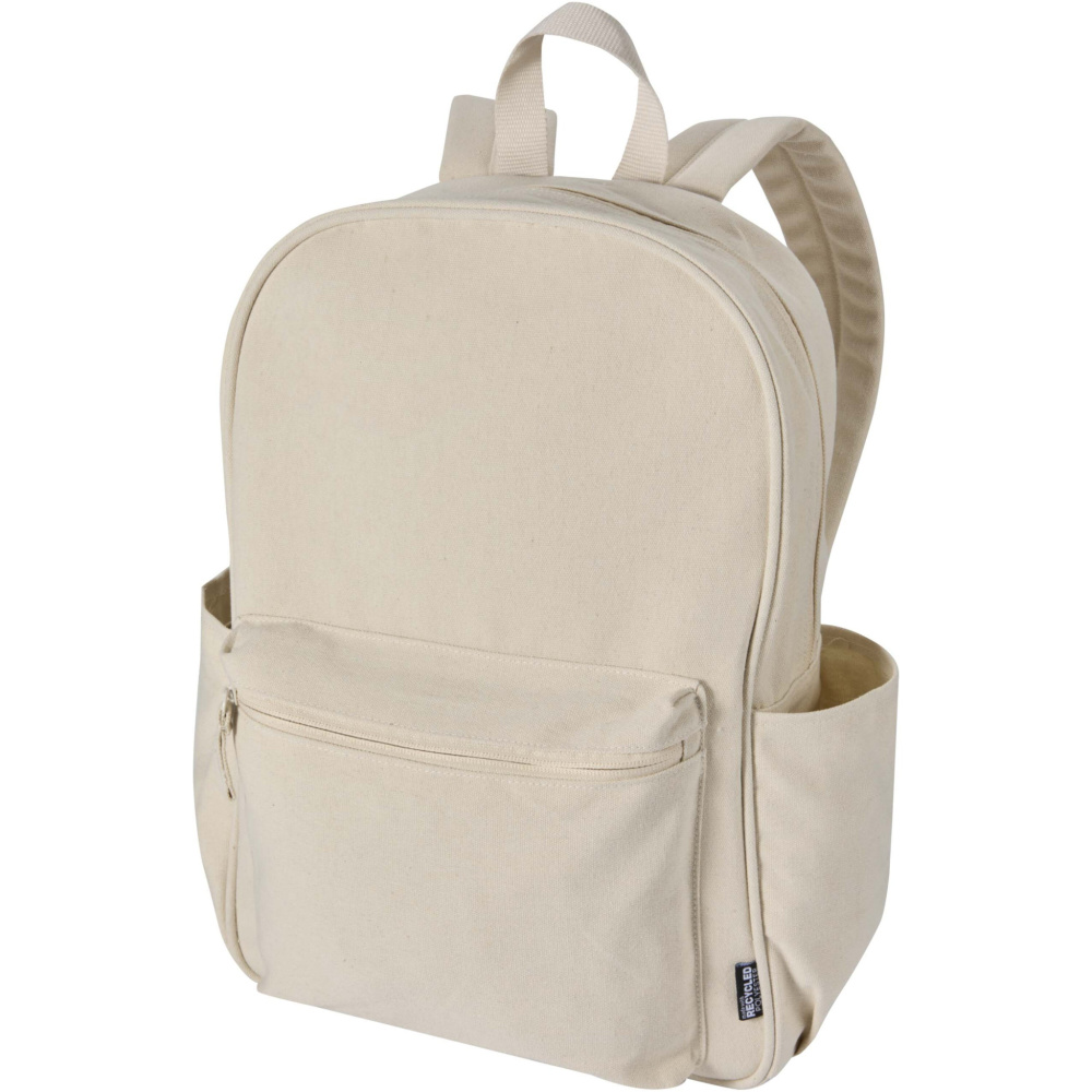 Logotrade promotional item picture of: Recanvas 15.6” GRS recycled city backpack 16L