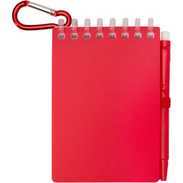 Logotrade promotional items photo of: Lig Mini recycled outdoor soft cover notebook and ballpoint pen set (black ink)