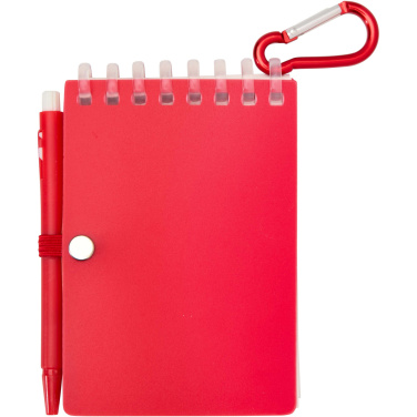 Logotrade promotional items photo of: Lig Mini recycled outdoor soft cover notebook and ballpoint pen set (black ink)