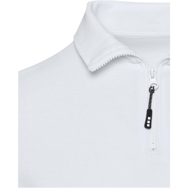 Logotrade advertising products photo of: Zeus long sleeve unisex half zip polo