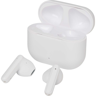 Logo trade advertising products picture of: Altais recycled plastic True Wireless Bluetooth® headset