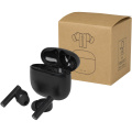 Alterf recycled plastic True Wireless Bluetooth® headset with silicone eartips, Black