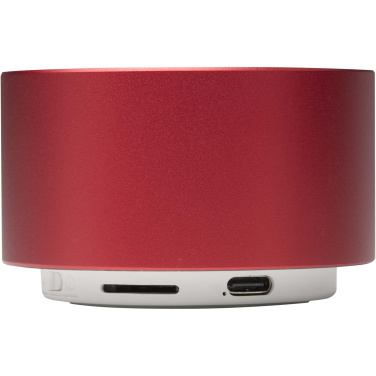 Logo trade corporate gifts image of: Ankaa 3W recycled aluminium wireless Bluetooth® speaker