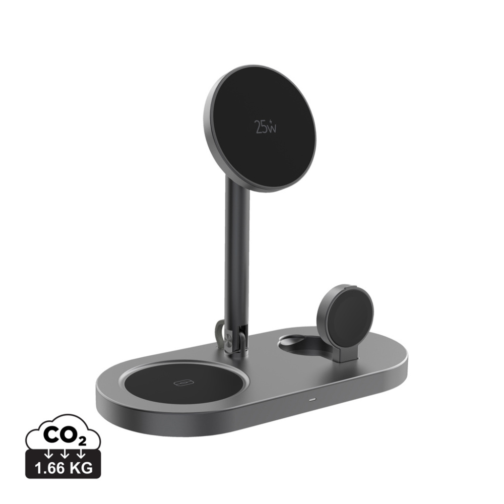 Logotrade business gift image of: Quantum RCS ultra-fast 25W Magnetic desk wireless Charger