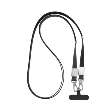 Logo trade business gifts image of: Nivo RCS recycled PET Crossbody lanyard