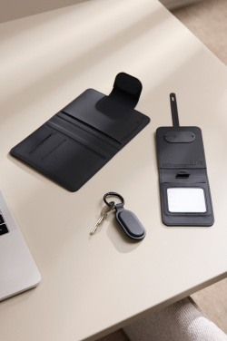 Logo trade corporate gift photo of: VINGA Baltimore RCS Passport Cover With Finder Dual
