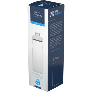 Logo trade promotional giveaways image of: H2O Active® Eco Base 650 ml flip lid sport bottle