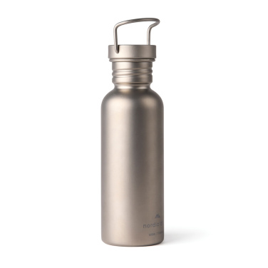 Logo trade promotional gifts picture of: Nordic Drift Trail Ultra Light Titanium 600ml Water Bottle