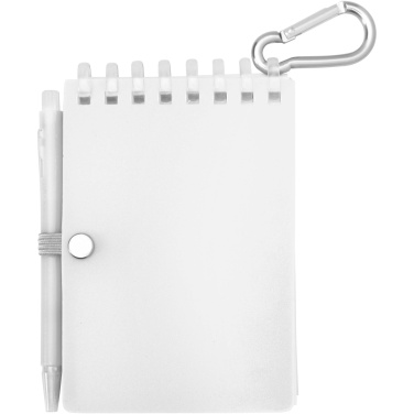 Logotrade promotional giveaways photo of: Lig Mini recycled outdoor soft cover notebook and ballpoint pen set (black ink)