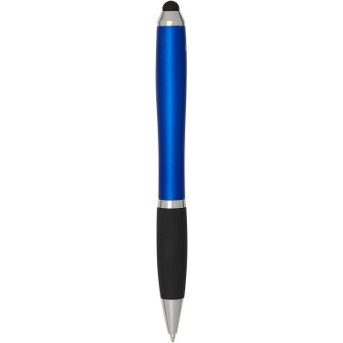 Logotrade promotional items photo of: Nash RCS recycled plastic stylus ballpoint pen (blue ink)
