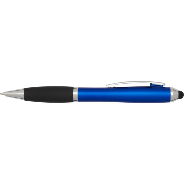 Logotrade promotional gifts photo of: Nash RCS recycled plastic stylus ballpoint pen (black ink)
