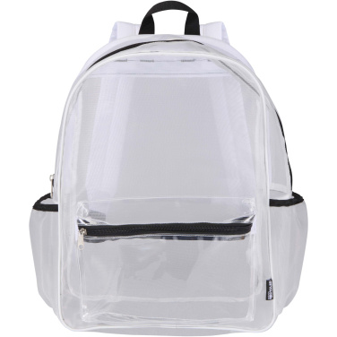 Logo trade promotional merchandise image of: Mesh GRS recycled backpack 18L