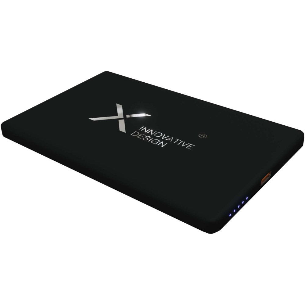 Logo trade promotional products image of: SCX.design P22 5000 mAh ultra slim magnetic power bank