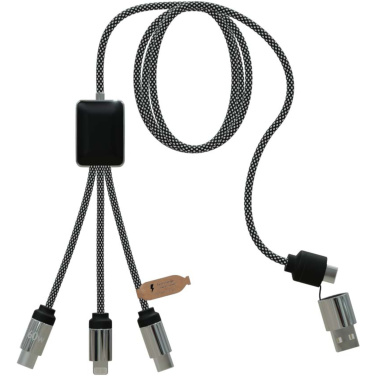 Logotrade corporate gift image of: SCX.design C33 60W Type-C charging cable with dual light-up logo