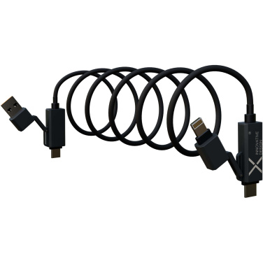 Logo trade corporate gift photo of: SCX.design C59 100W magnetic silicone charging cable