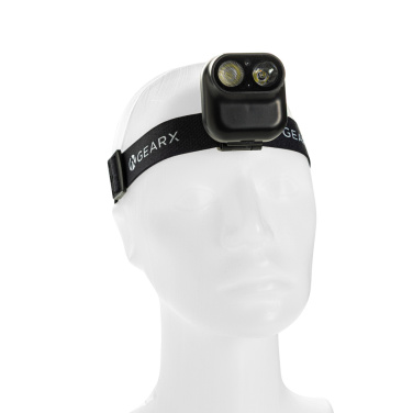 Logo trade promotional item photo of: Gear X RCS rPlastic head torch with motion sensor