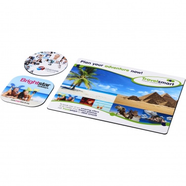 Logotrade reklaamtoote foto: Brite-Mat® hiiremati ja tassialuste komplekt