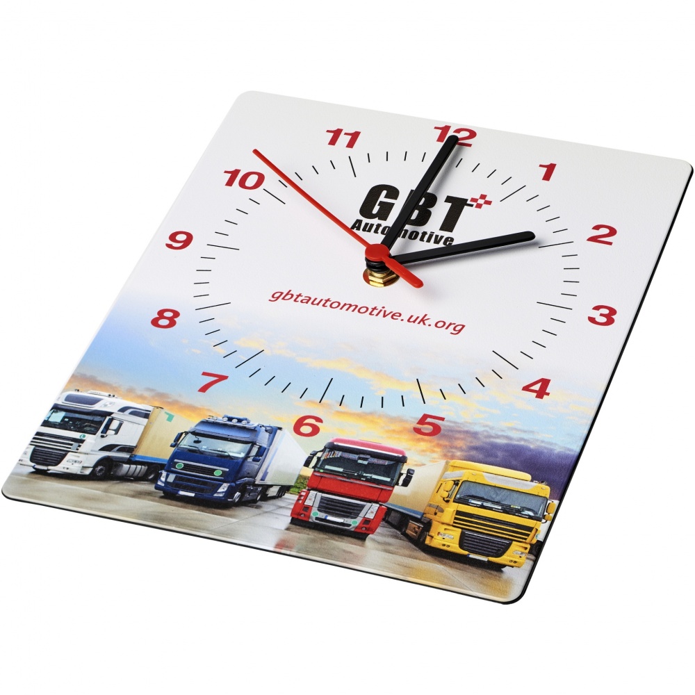 Logotrade reklaamkingituse foto: Brite-Clock® ristkülikukujuline seinakell