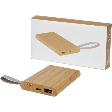Logotrade reklaamkingituse foto: Tulda 5000 mAh bambusest akupank
