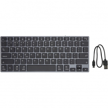 Logotrade firmakingituse foto: Hübriidjõudlusega Bluetooth-klaviatuur – QWERTY