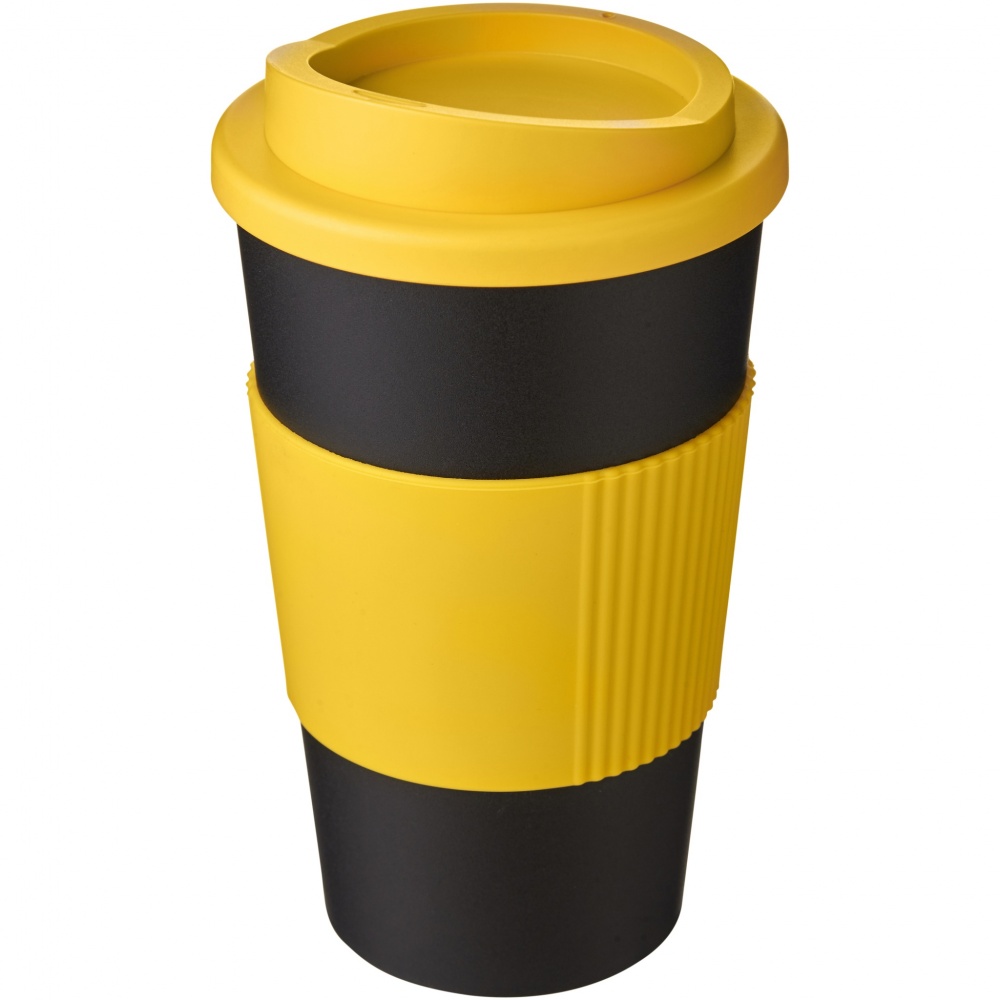 Logo trade reklaamtooted foto: Americano® 350 ml silikoonist võruga termoskruus