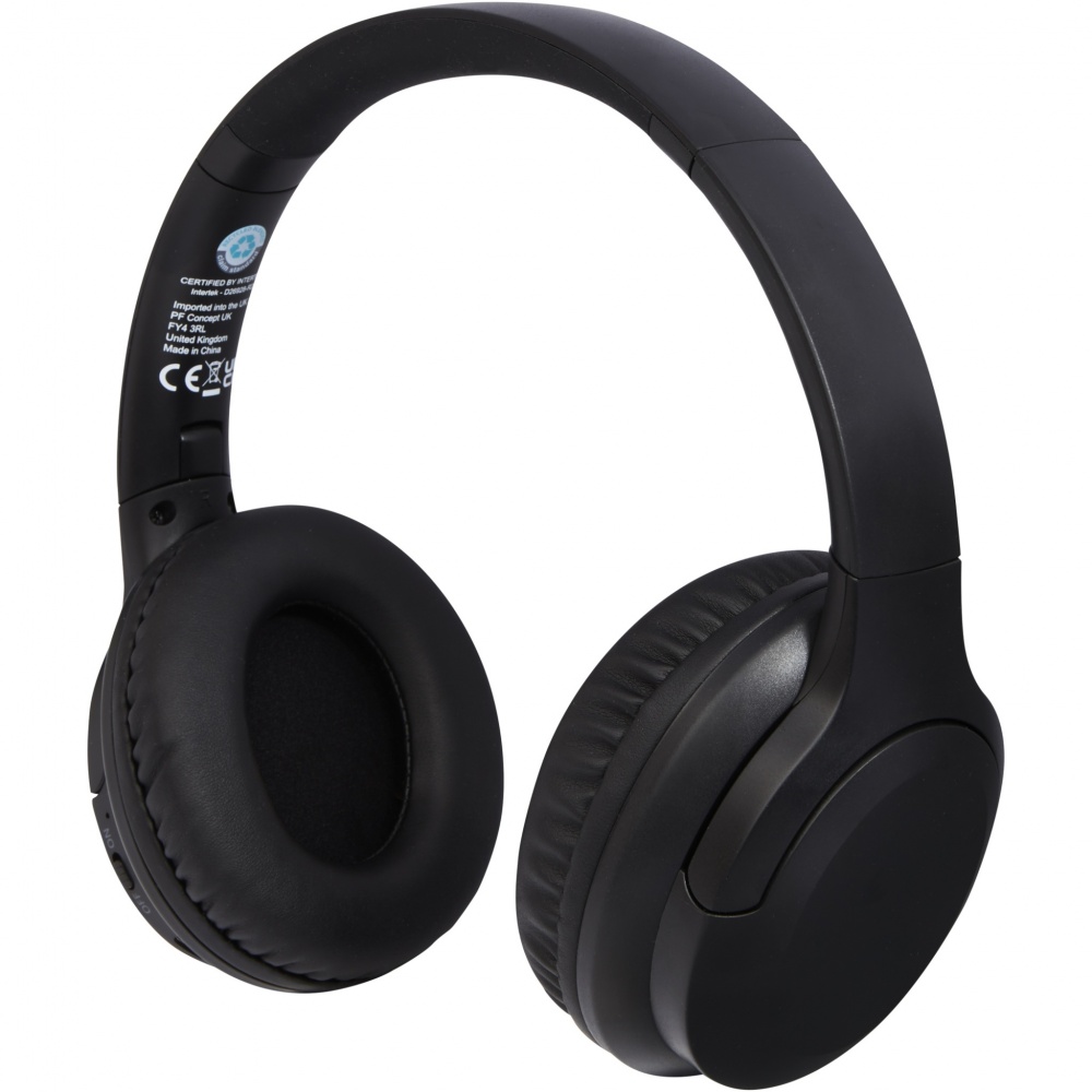 Logotrade meene foto: Ümbertöödeldud plastikust Bluetooth® kõrvaklapid