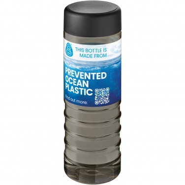 Logo trade reklaamkingituse pilt: H2O Active® Eco Treble 750 ml keeratava korgiga veepudel 
