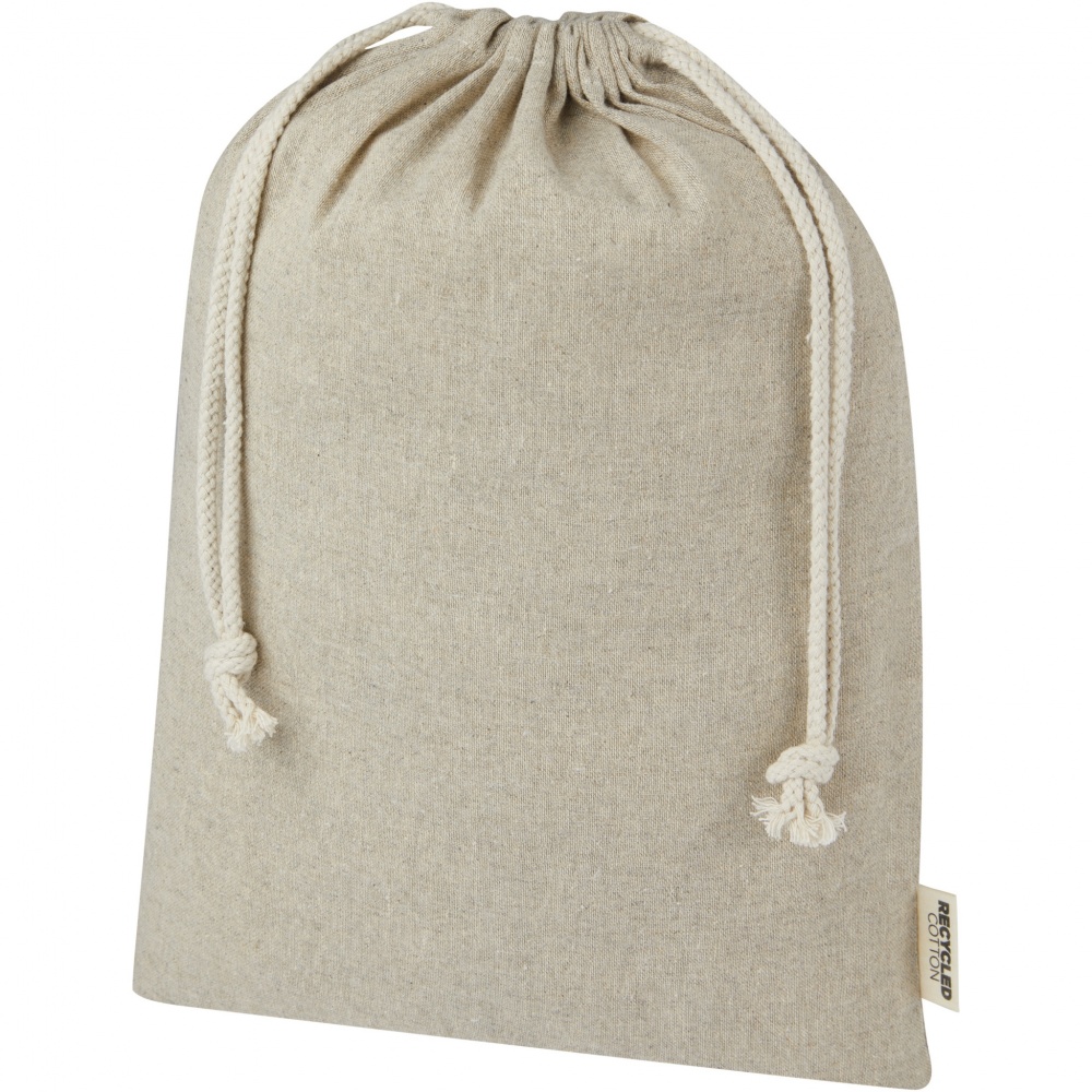 Logotrade firmakingid pilt: Pheebs 150 g/m² GRS taaskasutatud puuvillast kingikott suur 4L