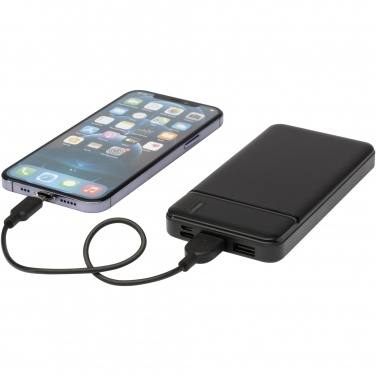 Logo trade reklaamtoote pilt: Loop 10 000 mAh taaskasutatud plastist toitepank 