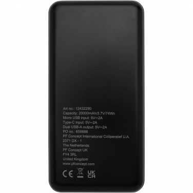 Logo trade meene pilt: Loop 20 000 mAh taaskasutatud plastist toitepank 