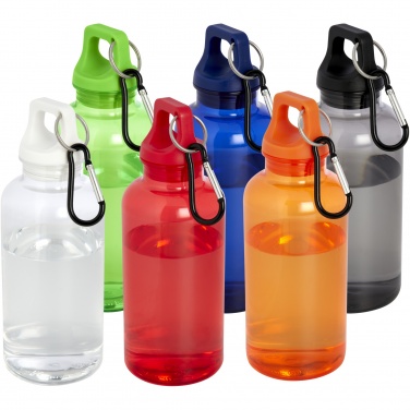 Logotrade ärikingi foto: Oregoni 400 ml RCS sertifikaadiga taaskasutatud plastikust veepudel karabiiniga