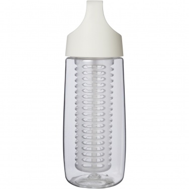 Logotrade reklaamkingid pilt: HydroFruit 700 ml taaskasutatud plastikust spordipudel koos keeratava kaane ja infusiooniga