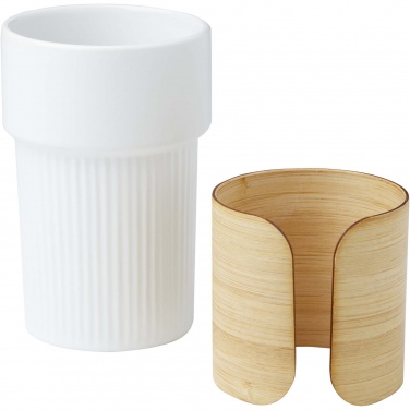 Logo trade reklaamkingi pilt: Termostass Fika 340 ml bambuskattega