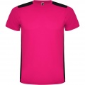 Detroidi lühikeste varrukatega laste spordisärk, Fuksia / Täismust