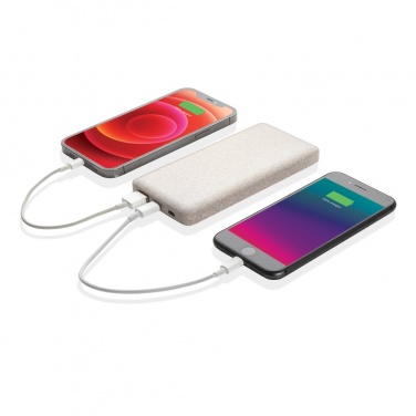 Logotrade reklaamkingi foto: 10 000 mah nisuõlgedest akupank