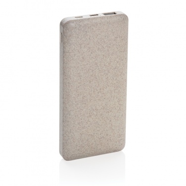 Logo trade ärikingituse pilt: 10 000 mah nisuõlgedest akupank