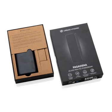Logo trade reklaamtoote pilt: Urban Vitamin Pasadena 20 000 mAh 18W PD toitepank