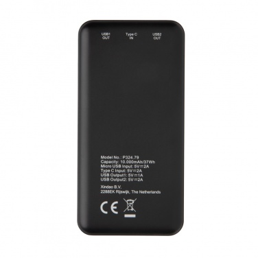 Logo trade reklaamkingituse pilt: Suure tihedusega 10 000 mAh taskupank