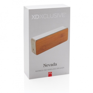 Logotrade reklaamkingi foto: Nevada Bamboo 3W juhtmevaba kõlar