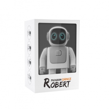 Logotrade reklaamkingituse foto: Robert, tantsiv robot kõneleja