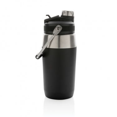 Logo trade reklaamkingituse pilt: Kahe funktsiooniga roostevabast terasest vaakumpudel 500 ml