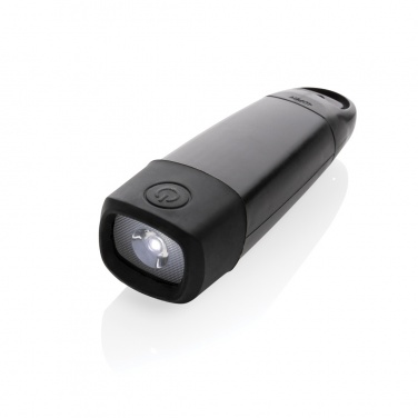 Logotrade ärikingituse foto: Lightwave RCS rplastist USB-taaslaetav vändaga taskulamp