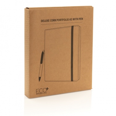 Logotrade meened pilt: Deluxe korgist portfolio A5 koos pliiatsiga