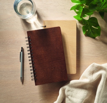 Logotrade ärikingitused pilt: A5 kasepuidust märkmik GROWBOOK™