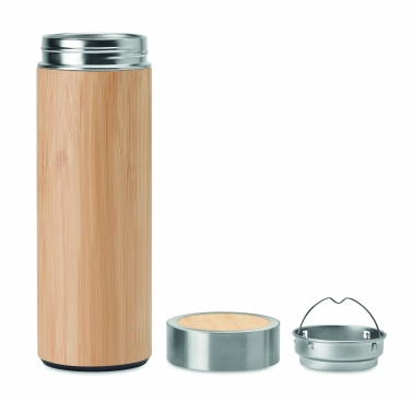 Logo trade firmakingituse pilt: Bambusest topeltseintega termos 400ml