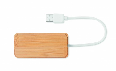 Logo trade meened foto: Bambusest USB 3 pordiga jaotur