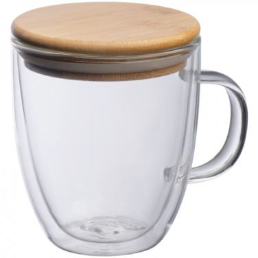 Logo trade meene pilt: Topeltseinaga klaasist tass GERTHE 350 ml